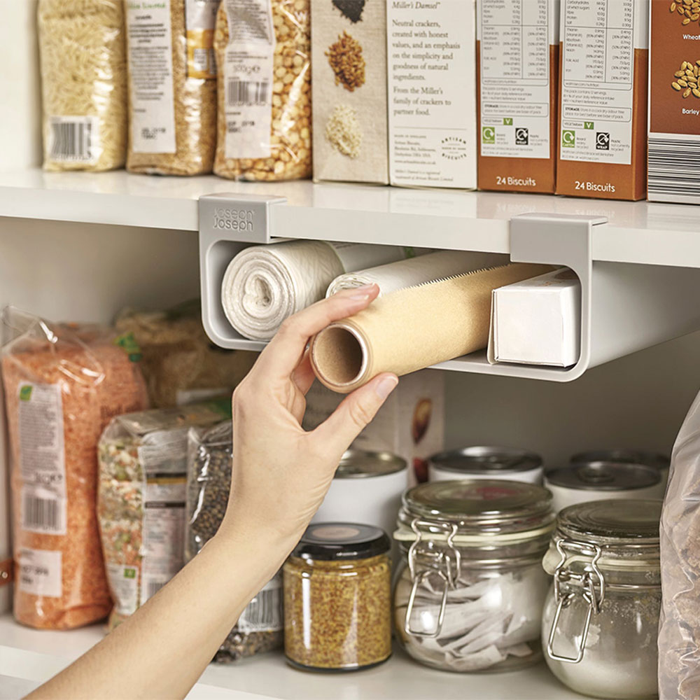 Kitchen space savers with in cupboard storage holder