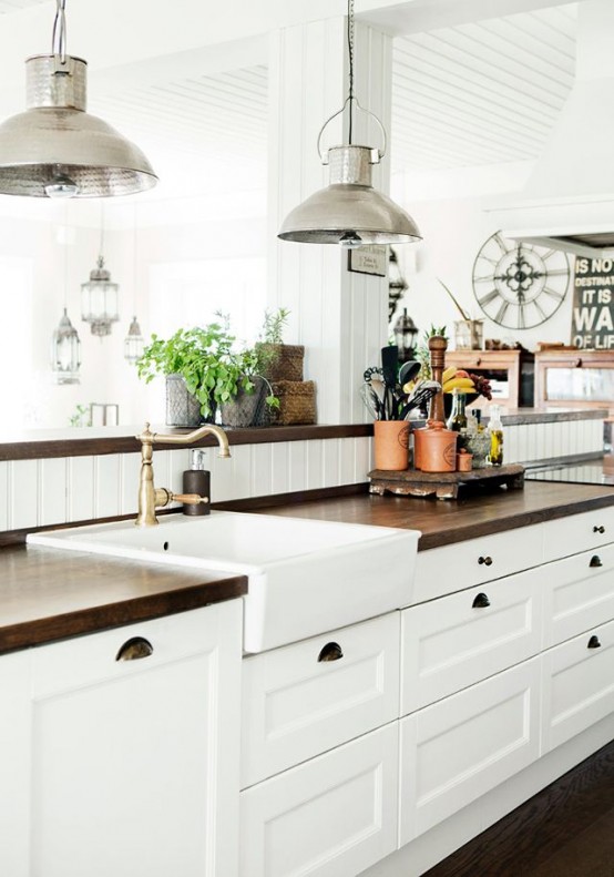 Cozy and stylish farmhouse kitchen decor ideas