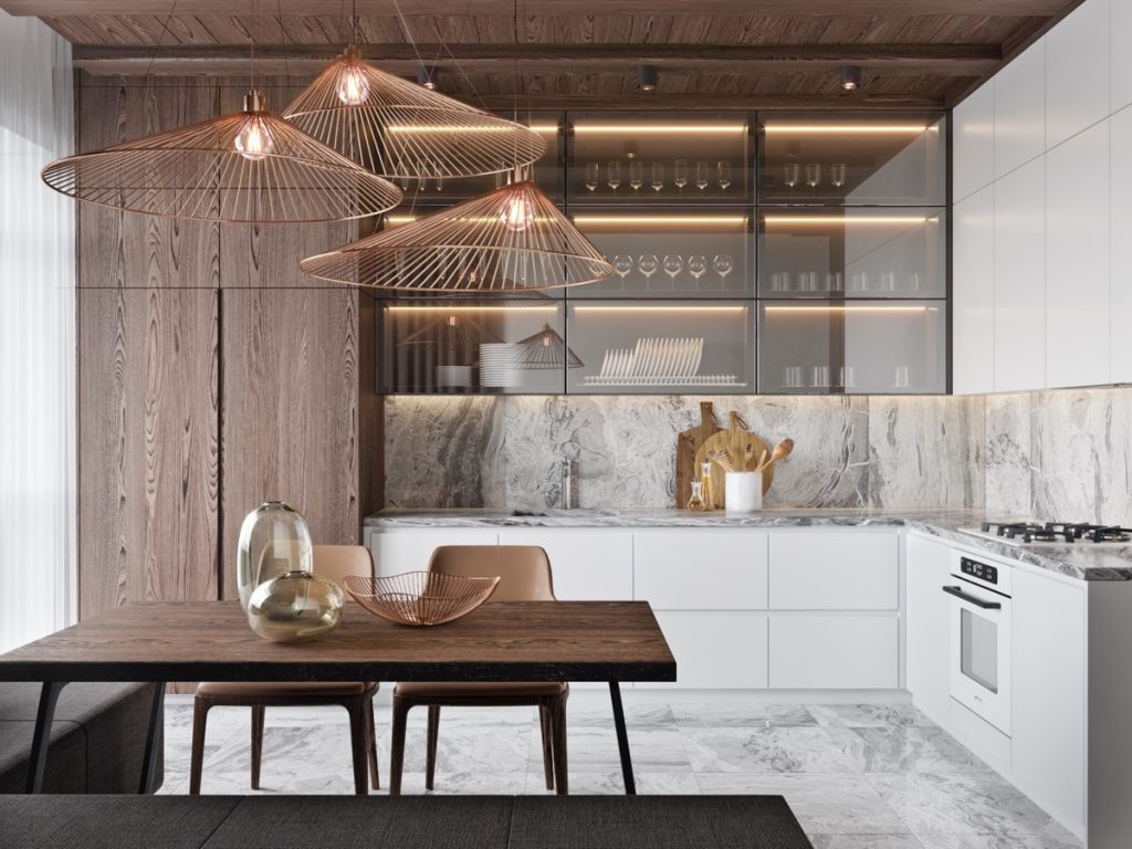L-shaped-kitchen-with-banquette-dining