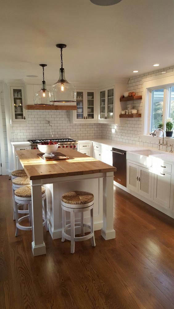 20 Awesome Modern Kitchen Island with Seating Ideas (10)
